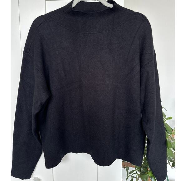 Maeve Women's Black The Carys Mock-Neck Sweater, Size XS, Like New - Picture 1 of 3